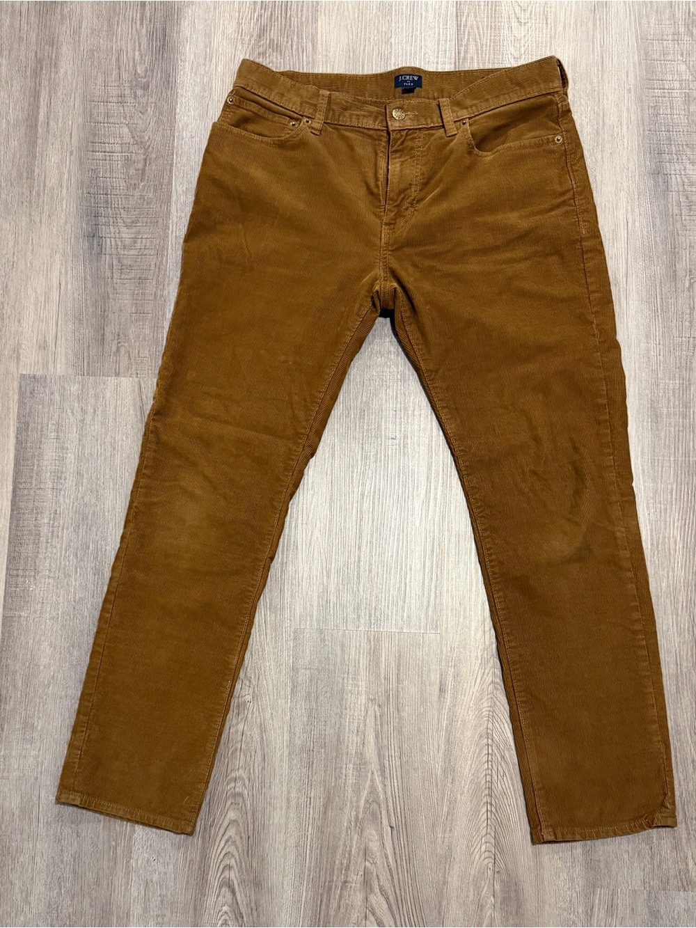 J. Crew Men’s Corduroy Pants in Chestnut Brown